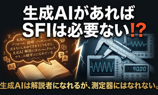 生成AIとSFIの5つの違い 記事アイキャッチ